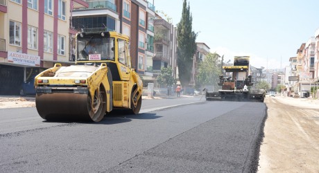 Kuzeyyaka’da 7 sokakta sıcak asfalt çalışması