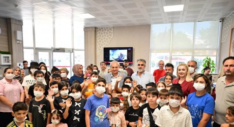 Kepez’den lösemi tedavisi gören çocuklara eğitim desteği 