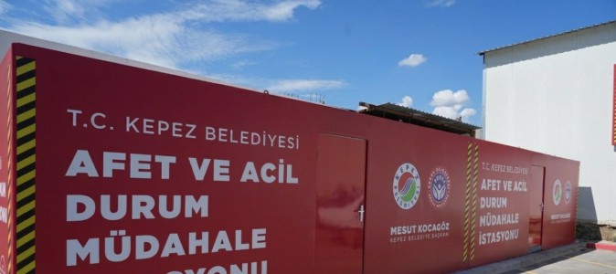 Kepez’den afetlere karşı güçlü hazırlık: 2 yeni Afet İstasyonu