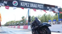 Kepezde motodrag yarışları büyük heyecanla sürüyor