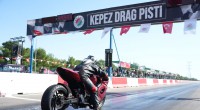 Kepezde motodrag yarışları büyük heyecanla sürüyor