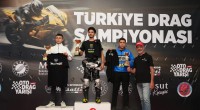 Motosiklet Tutkunları Kepez'e akın etti:  Türkiye Drag Şampiyonası'nın Şampiyonları Kürsüde