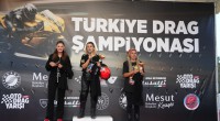 Motosiklet Tutkunları Kepez'e akın etti:  Türkiye Drag Şampiyonası'nın Şampiyonları Kürsüde