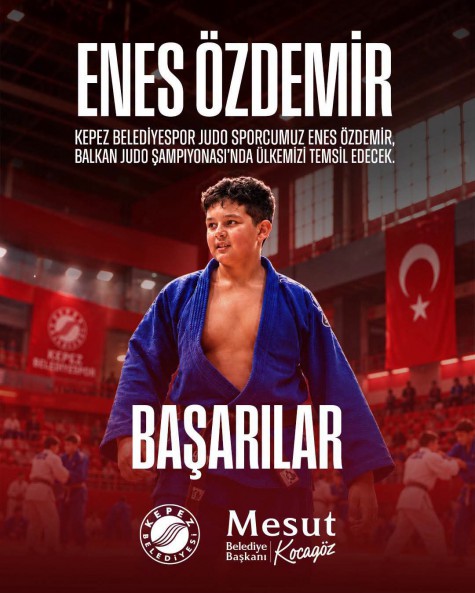 Kepez’in Judocusu Enes Özdemir, Balkan Şampiyonası’nda Madalya Peşinde