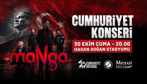 Kepez’de Cumhuriyet coşkusu Manga konseriyle taçlanacak